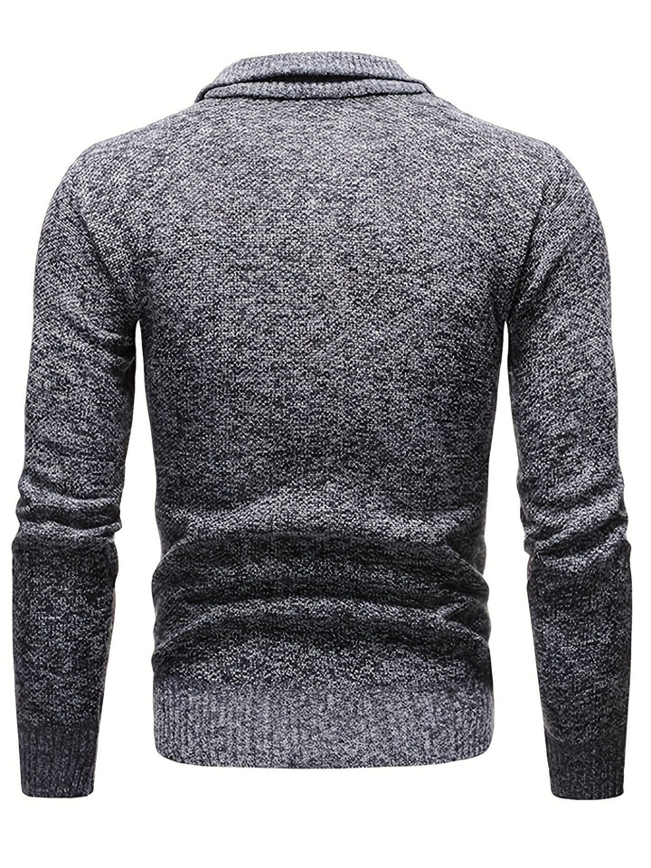 Stylish Casual Half-Zip Sweater