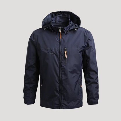 Michael | Chaqueta de primavera con capucha y cremallera para hombre