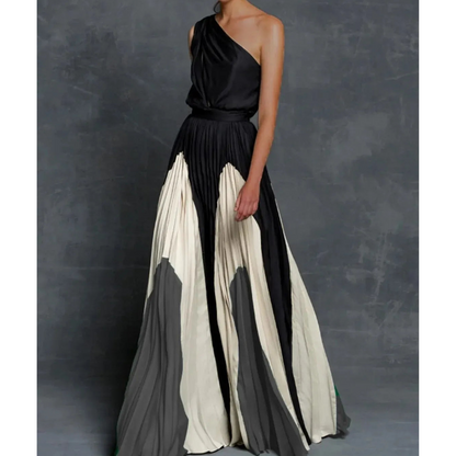 Women’s Artistic One Shoulder Long Dress