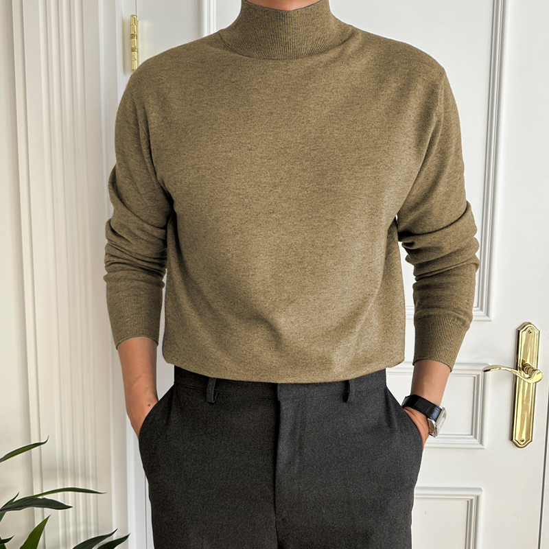 James™ - Suéter cómodo de cuello alto