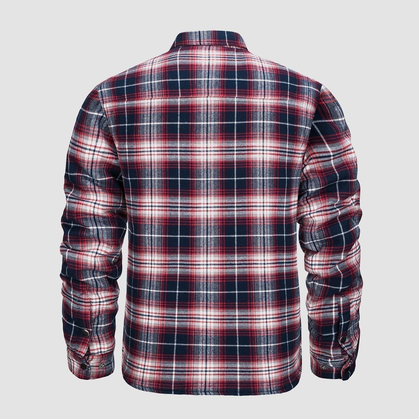 Chaqueta bomber a cuadros de diseño versátil