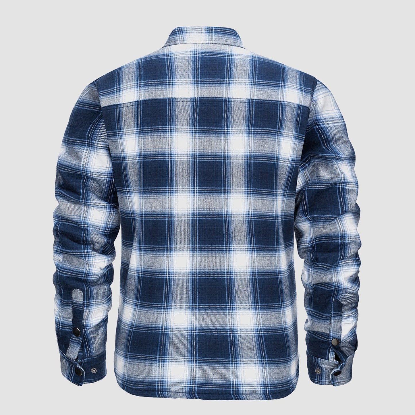Chaqueta bomber a cuadros de diseño versátil