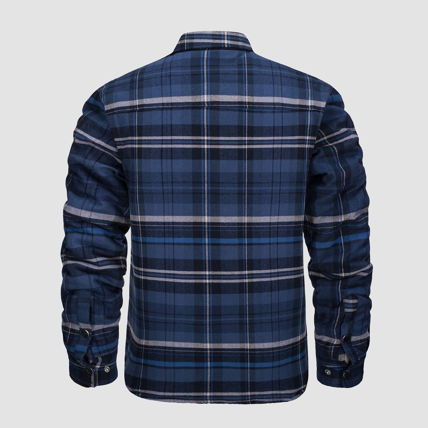 Chaqueta bomber a cuadros de diseño versátil