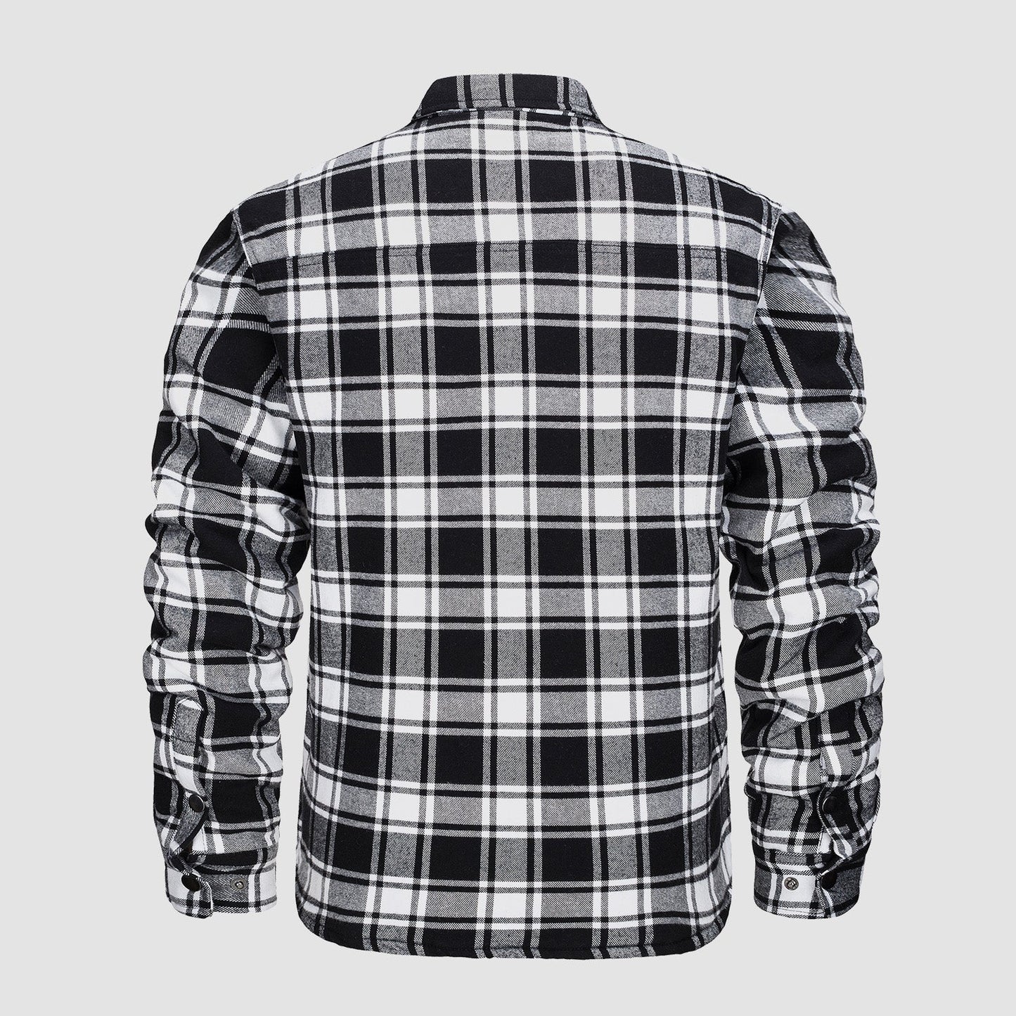 Chaqueta bomber a cuadros de diseño versátil