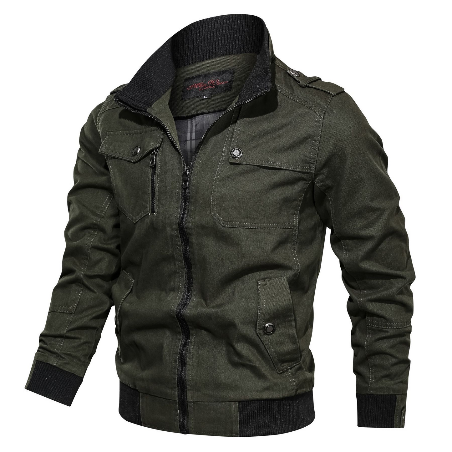 Chaqueta de invierno de combate cargo informal