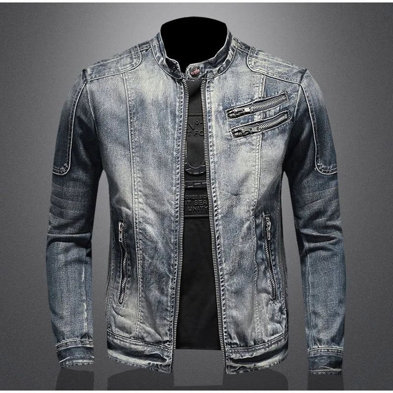 Chaqueta vaquera informal de invierno