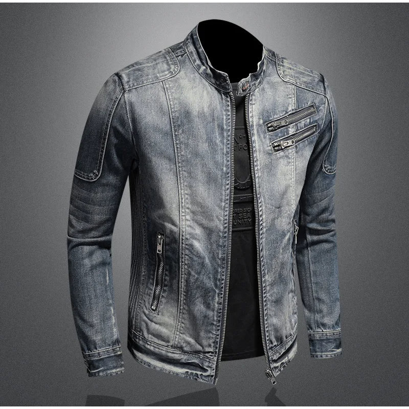 Chaqueta vaquera informal de invierno