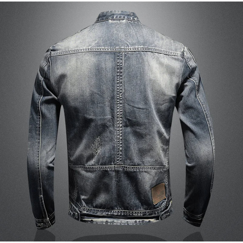 Chaqueta vaquera informal de invierno