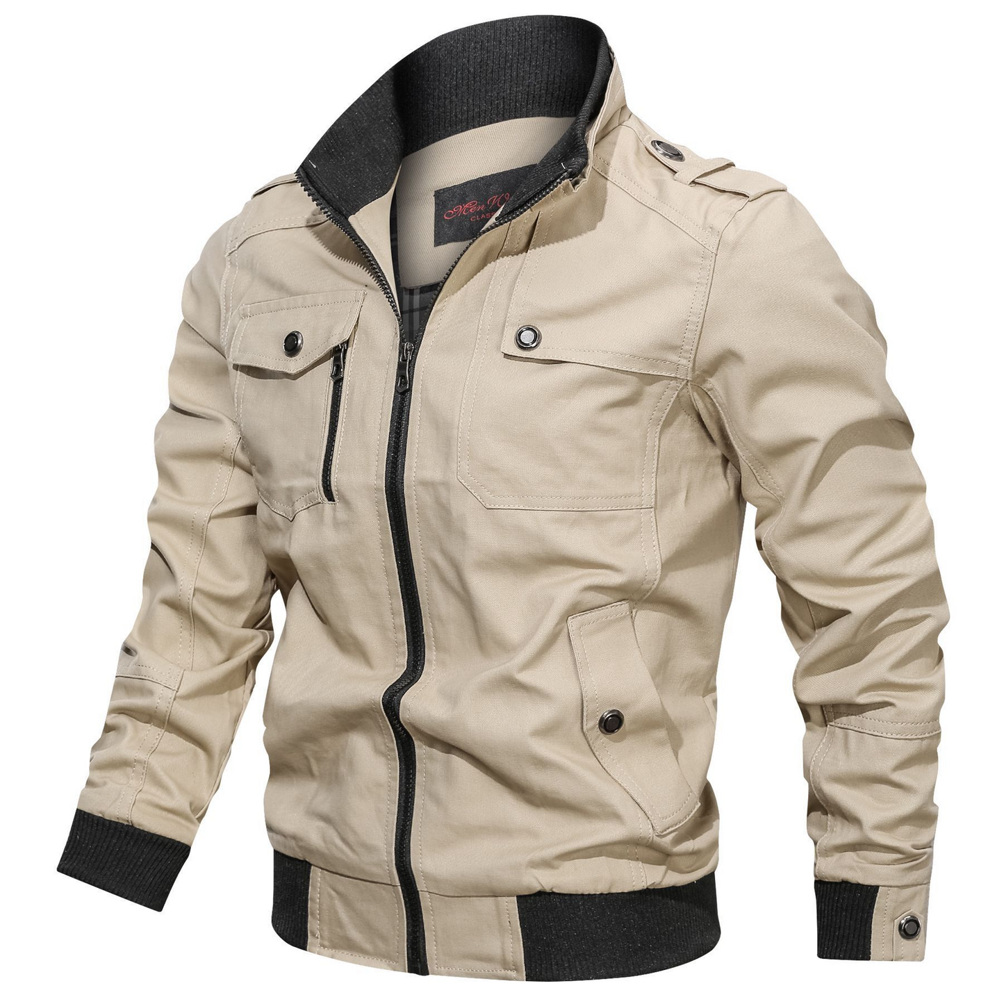 Chaqueta de invierno de combate cargo informal