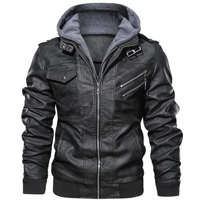 Chaqueta de cuero sintético
