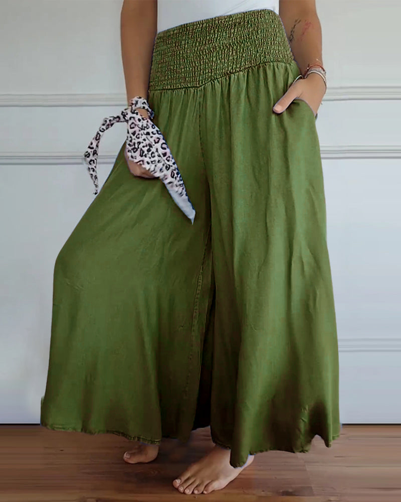 Comfy Wide-Leg Trousers