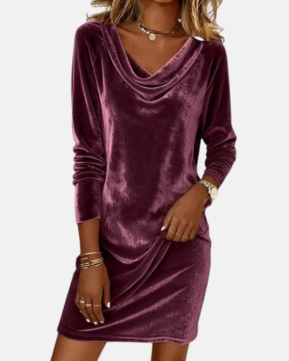 Loose Fitting Velvet Dress