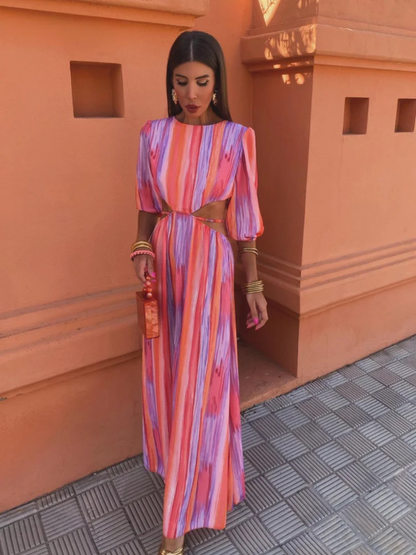 Allegra™ | Vestido maxi sin espalda