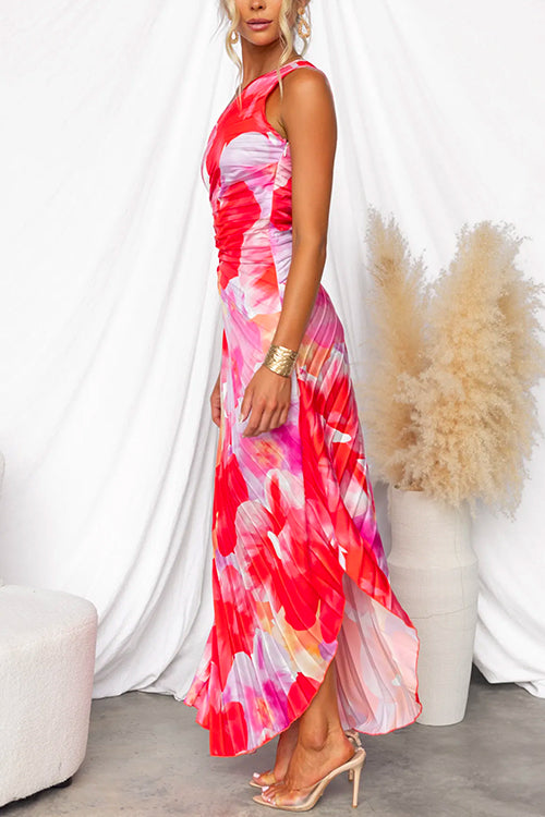 Celeste | Vestido de Noche Tropical Vibrante