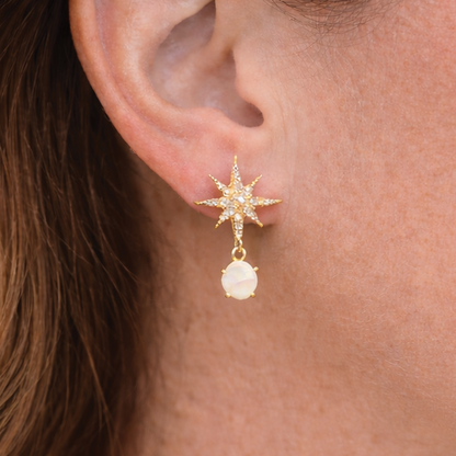 Lori - Pendientes Luna y Estrella