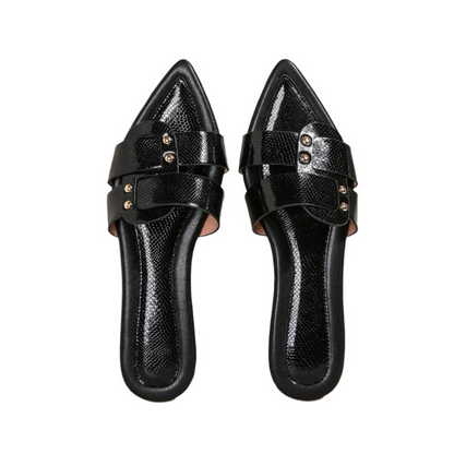 Albara Stylish Pointed Flat Sandals
