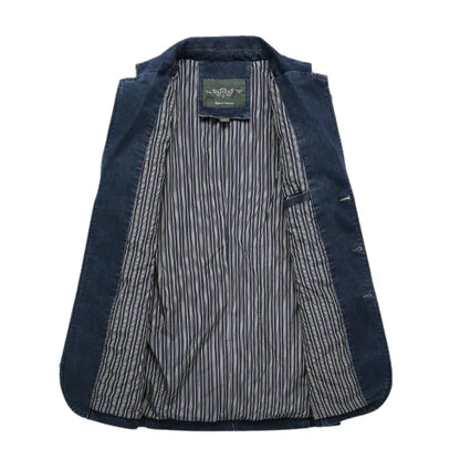 Aiden | Blazer vaquero informal y formal de moda para hombre