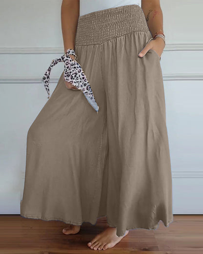 Comfy Wide-Leg Trousers