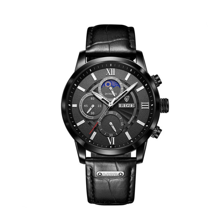 Luxury Waterproof Leather Strap Watch