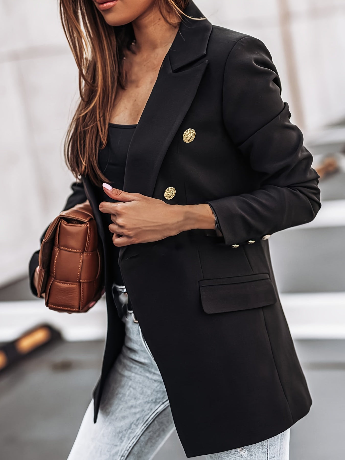 Fiona | Blazer informal con botones para mujer