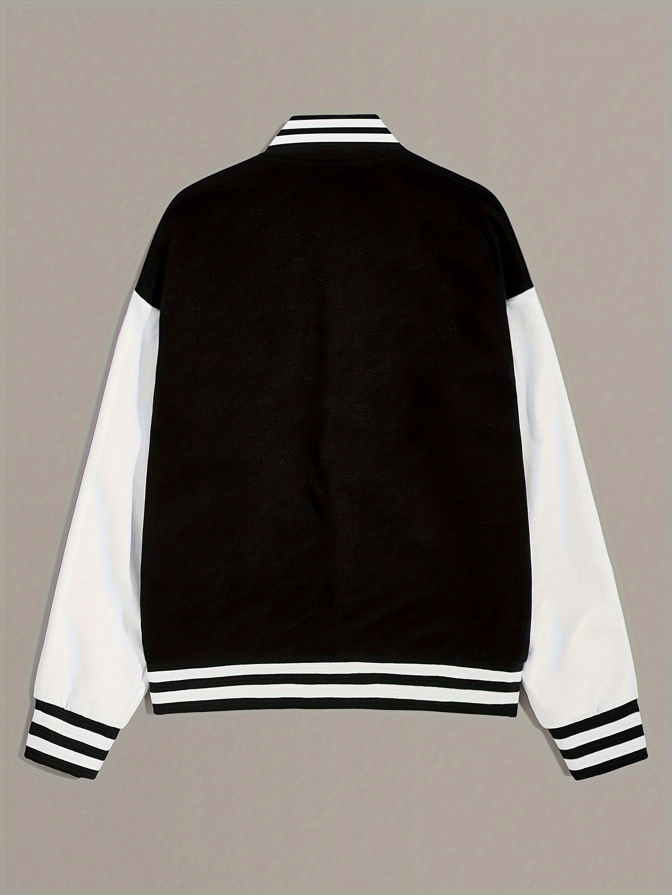 Olivia | Chaqueta bomber universitaria informal de gran tamaño para mujer