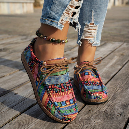 Enora - Zapatillas Retro Coloridas para Mujer
