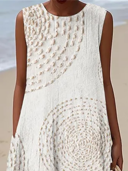 Oplena – Vestido informal sin mangas