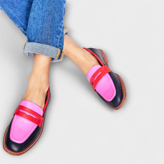 Chic Round Toe Comfort Loafers