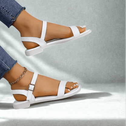 Segovia Chic Buckle Strap Sandals