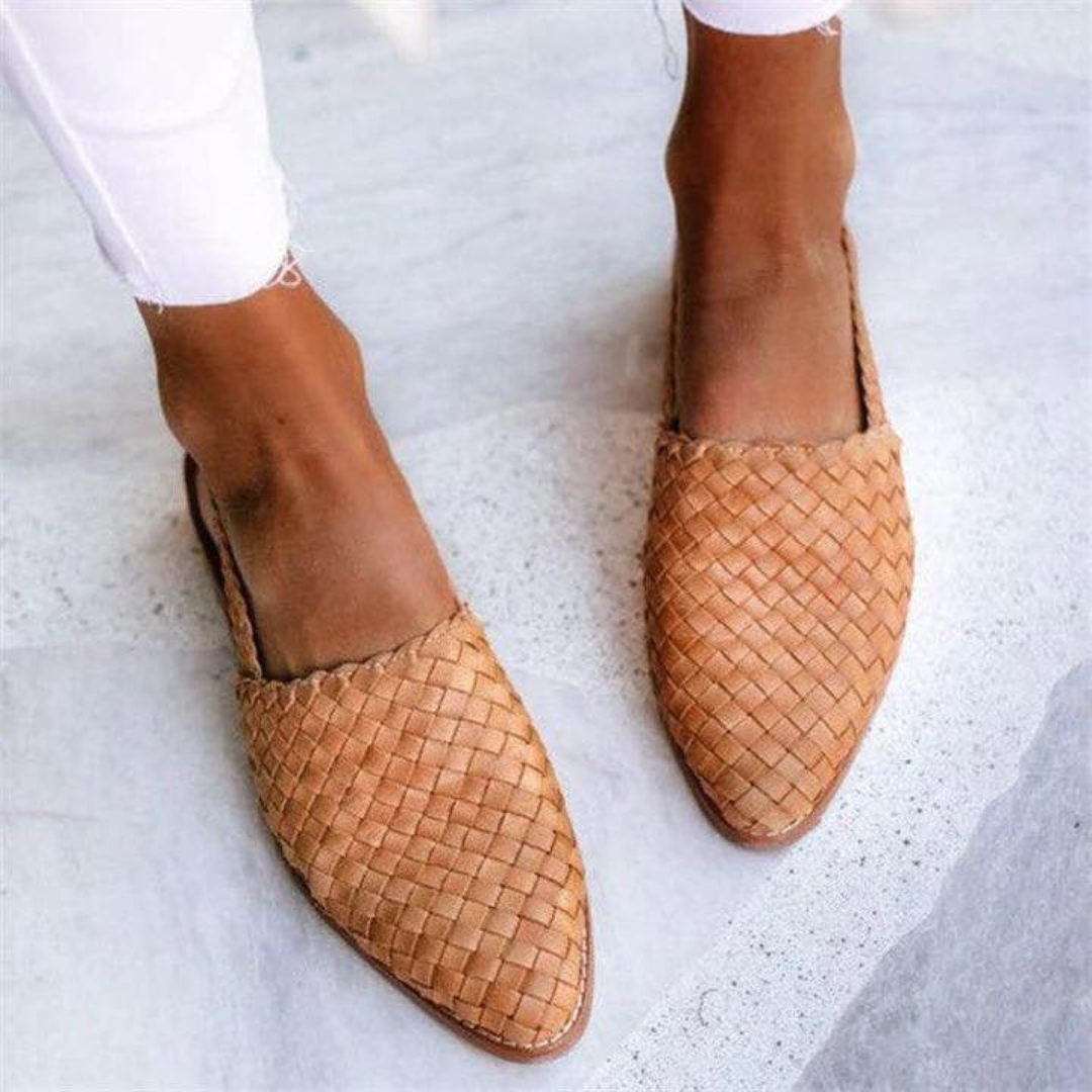 Romy - Sandalias Clásicas de Cuero Hechas a Mano