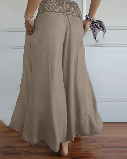 Comfy Wide-Leg Trousers