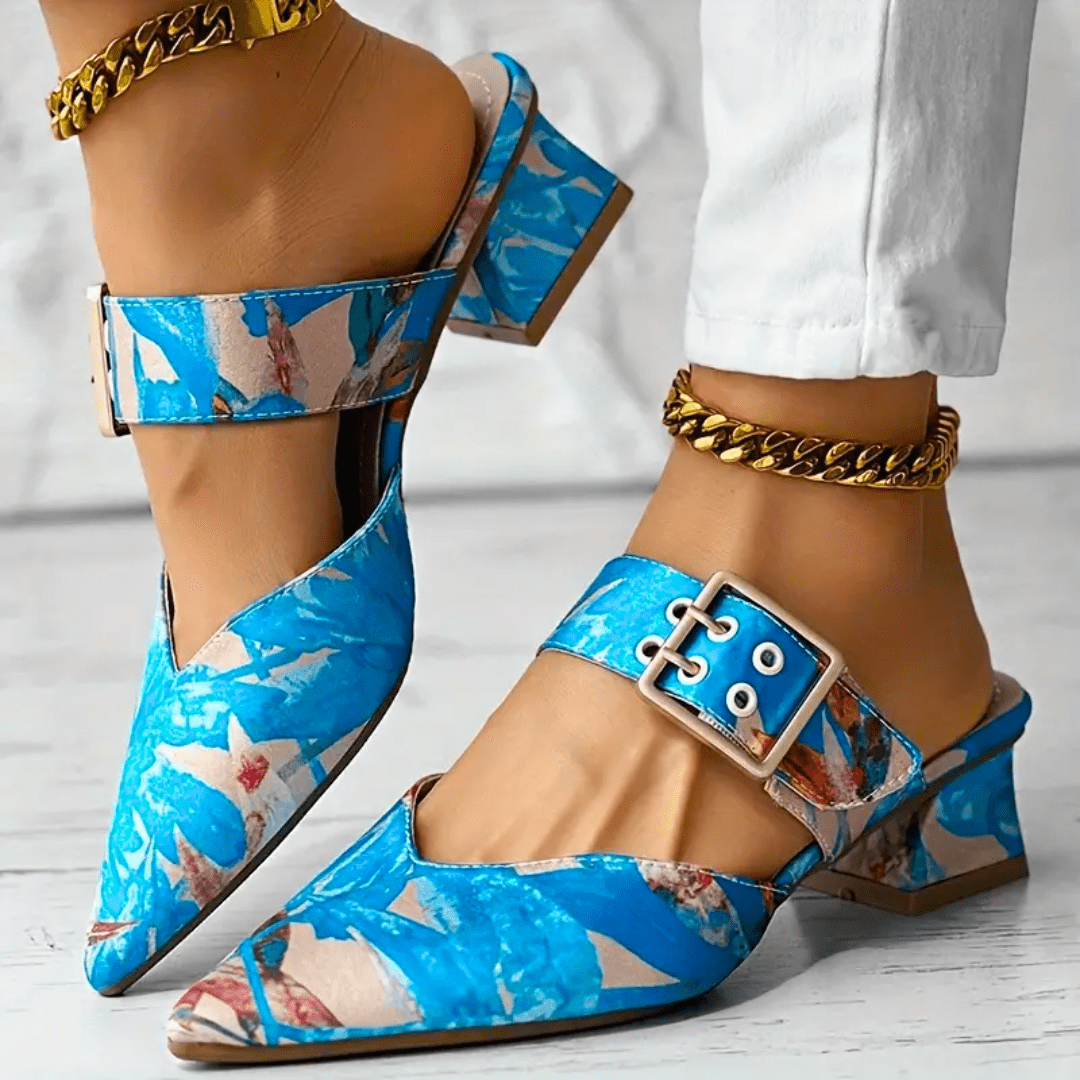 Bello | Tacones Arcoíris Vibrantes