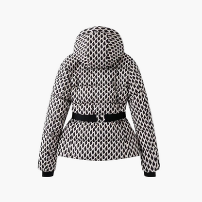 Nicole | Women’s Quilted Belted Winter Hooded Coat