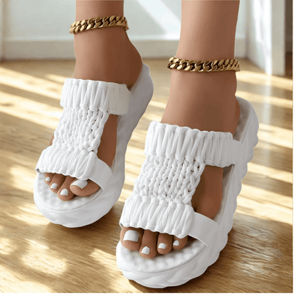 Marseille Knit Platform Sandals