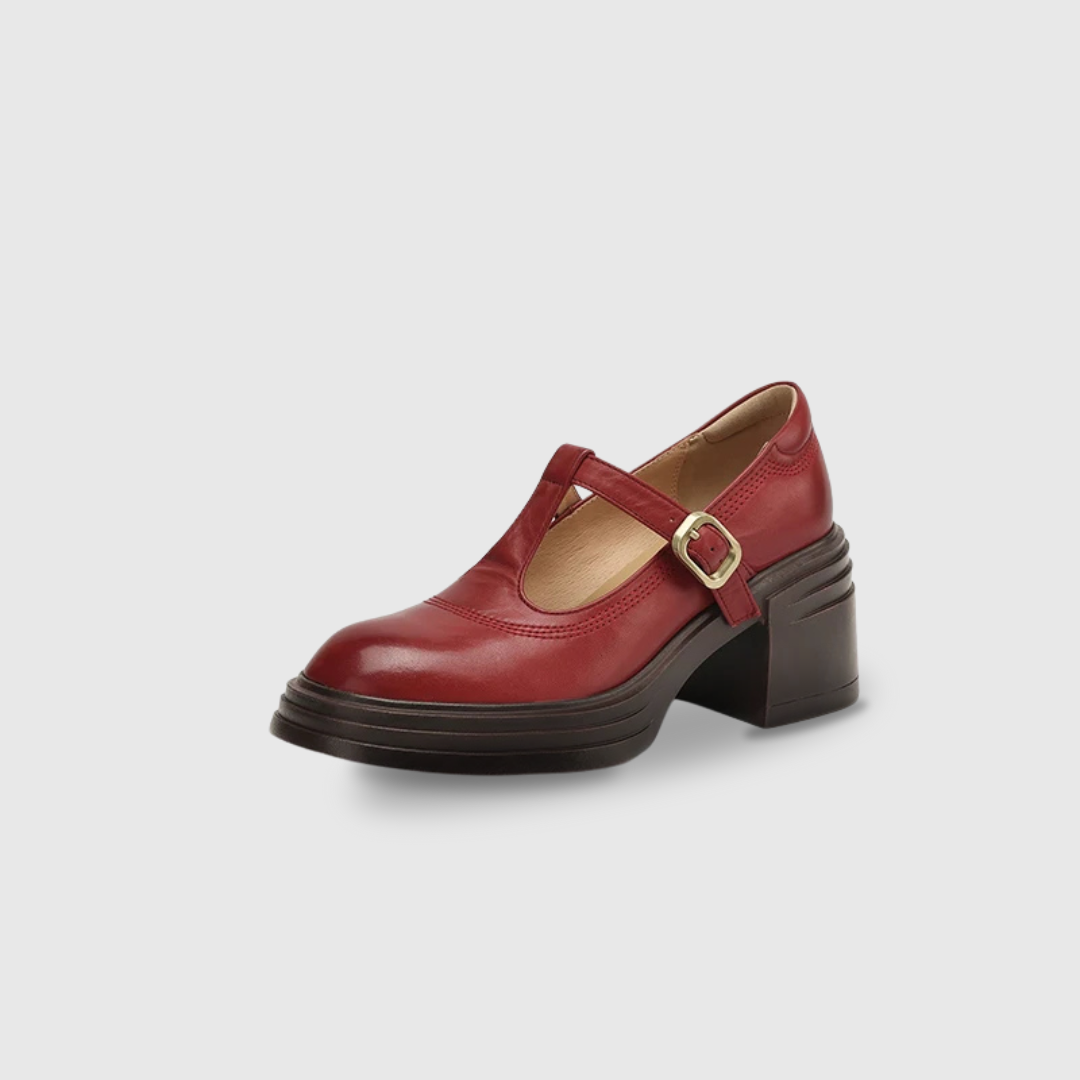 Zapatos de tacón grueso Elvana