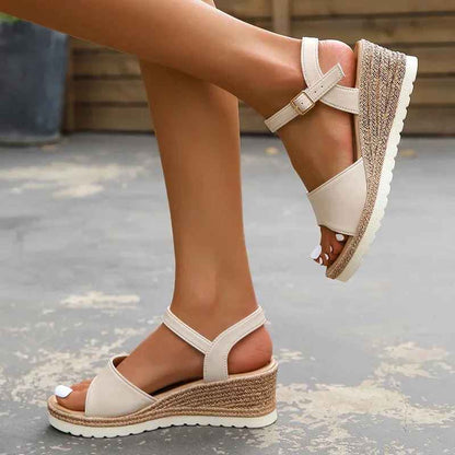 Elaris™ | Sandalias de cuña con plataforma ligera