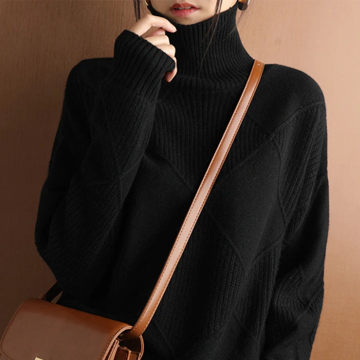 Natalie | Women’s Cozy Oversized Ribbed Knit Sweater