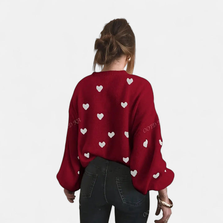 Hearts Wool Sweater