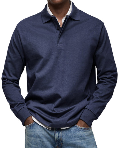 Classic Long Sleeve Polo Shirt