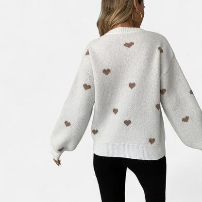 Suéter de lana Isla Hearts