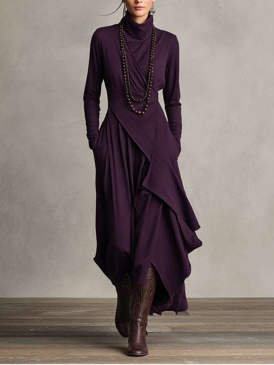 Natalie | Vestido drapeado elegante