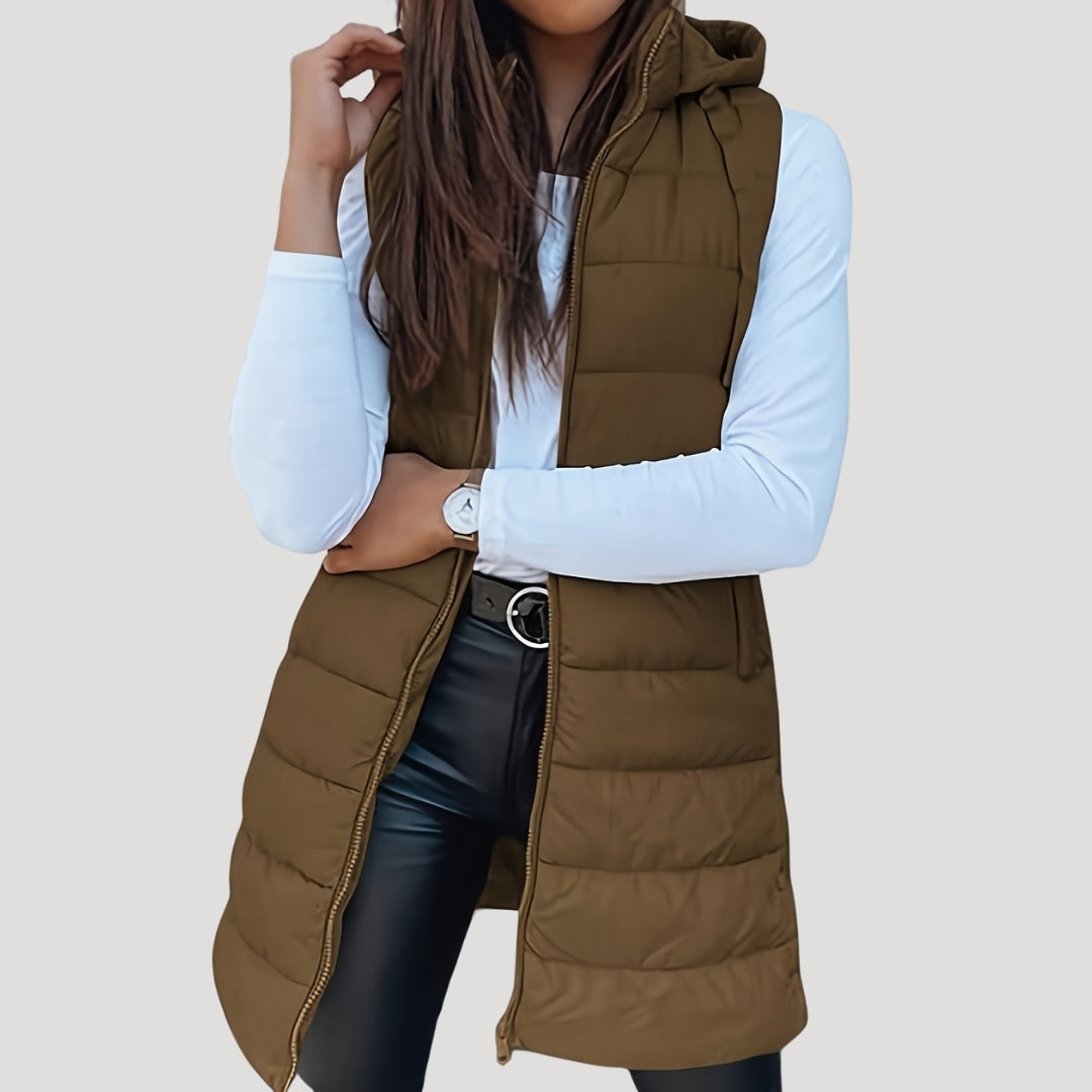 Blair | Winter Hooded Puffer Women Vest
