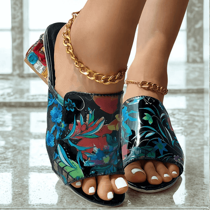 Serelina Gem Wedge Sandals