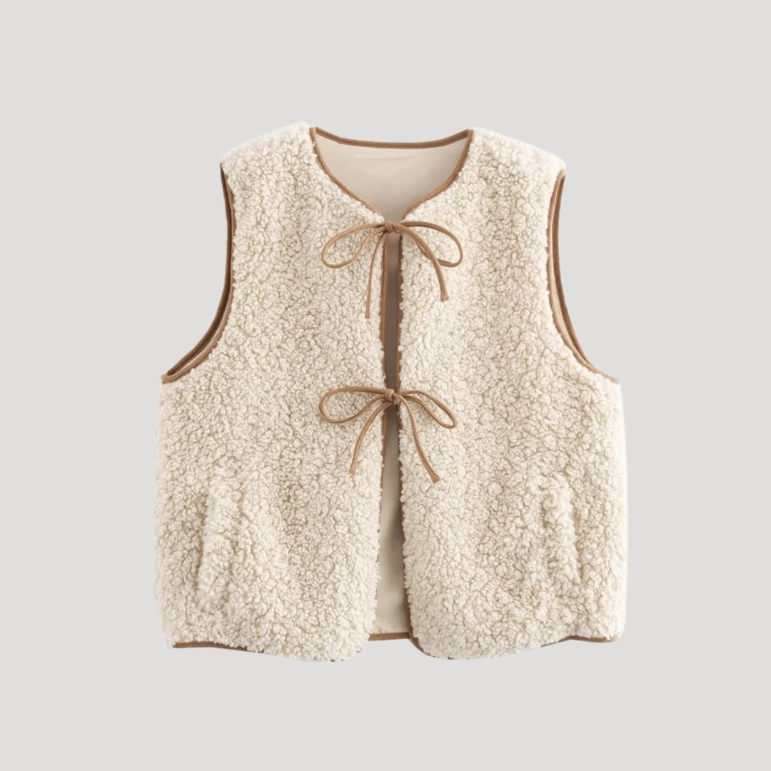 Alyssa | Women’s Spring Tie-Front Cozy Vest