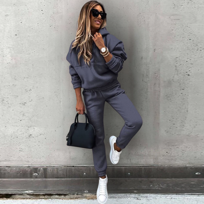 Natalie | Conjunto de sudadera y joggers elásticos para mujer