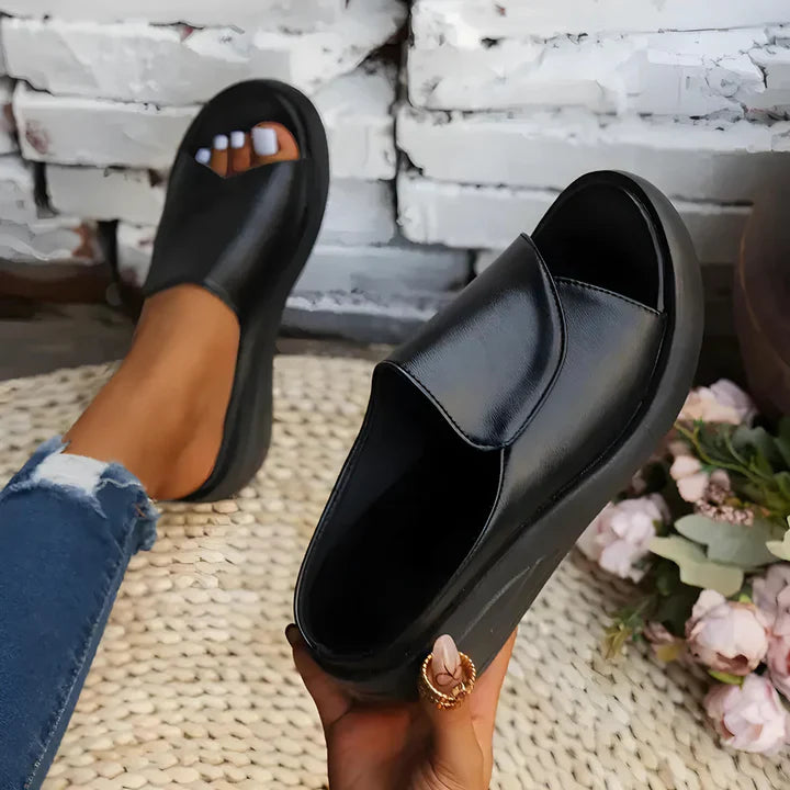 Eliza™ – Sandalias ortopédicas de cuña sin cordones