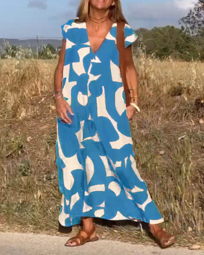 Relaxed Abstract Dress