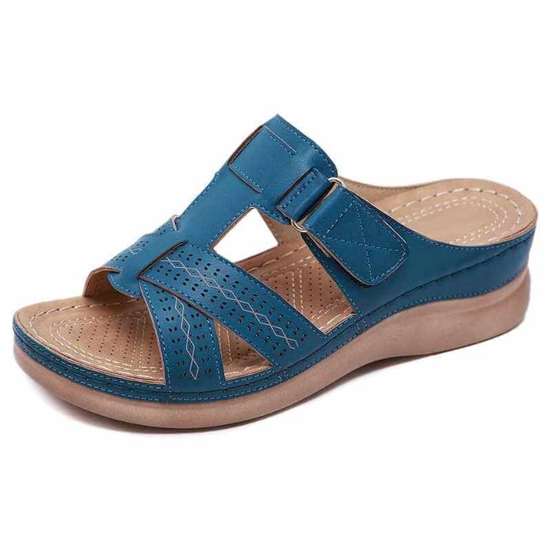 Corsica Orthopedic Low Heel Wedge Sandals