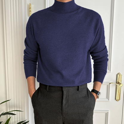 James™ - Suéter cómodo de cuello alto