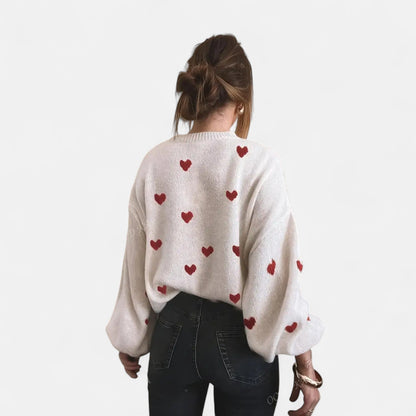 Suéter de lana Isla Hearts